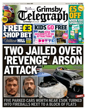 Cover of Grimsby Telegraph