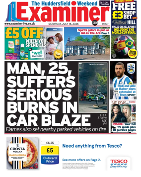 Cover of Huddersfield Daily Examiner