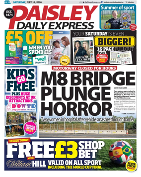Cover of Paisley Daily Express
