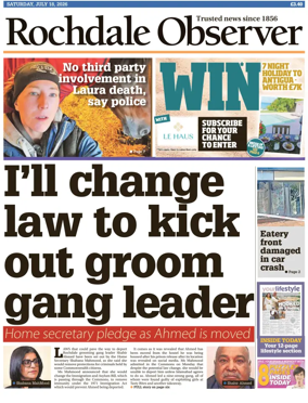 Cover of Rochdale Observer