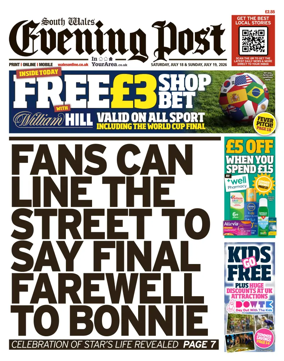 Cover of South Wales Evening Post
