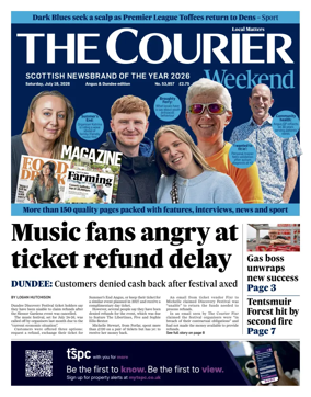 Cover of The Courier & Advertiser (Angus and Dundee)