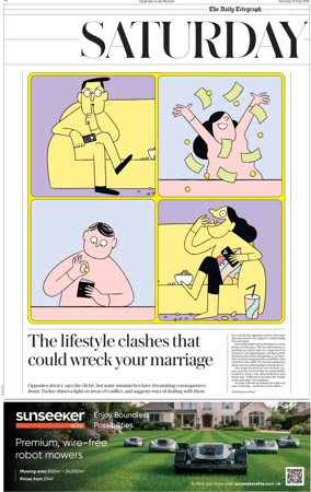 Cover of The Daily Telegraph – Saturday Supplement