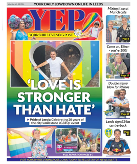 Cover of Yorkshire Evening Post