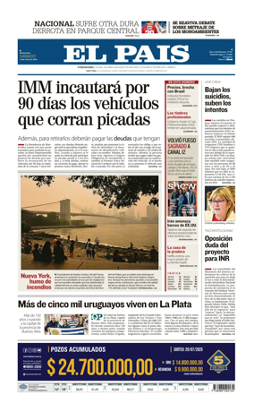 Cover of El Pais (Uruguay)