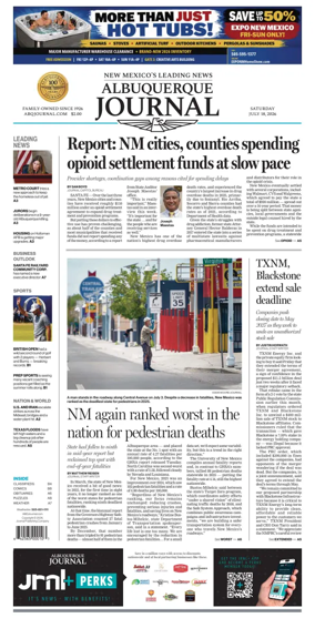 Cover of Albuquerque Journal