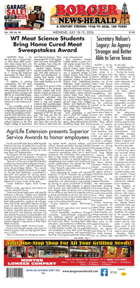 Cover of Borger News-Herald