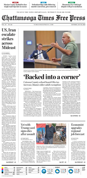 Cover of Chattanooga Times Free Press