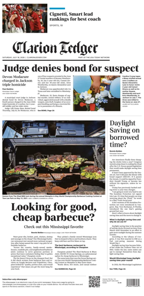 Cover of Clarion Ledger