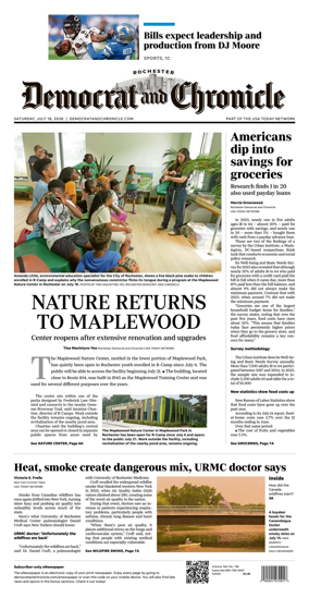 Cover of Democrat and Chronicle