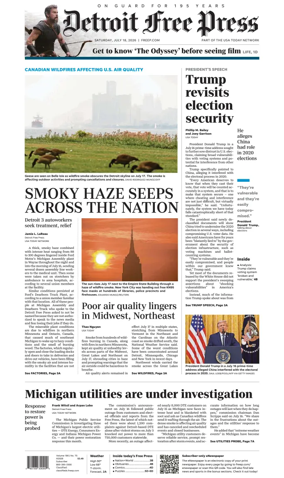 Cover of Detroit Free Press