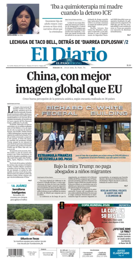 Cover of El Diario de El Paso