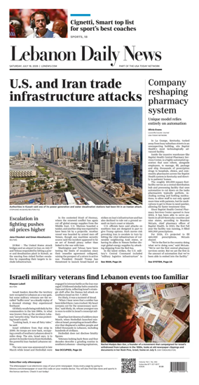 Cover of Lebanon Daily News