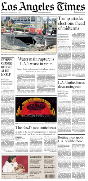 Cover of Los Angeles Times