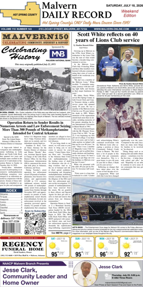 Cover of Malvern Daily Record