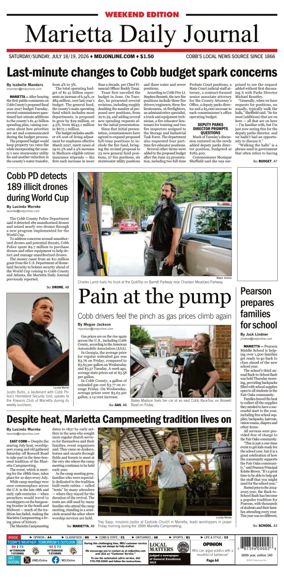 Cover of Marietta Daily Journal