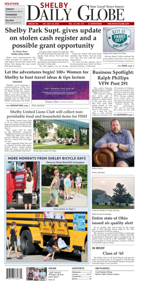 Cover of Shelby Daily Globe