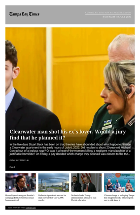 Cover of Tampa Bay Times TFP