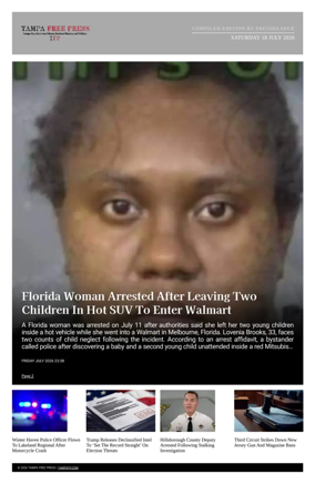 Cover of Tampa Free Press