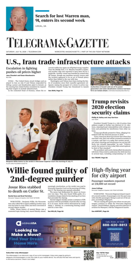 Cover of Telegram & Gazette