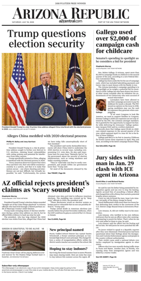 Cover of The Arizona Republic