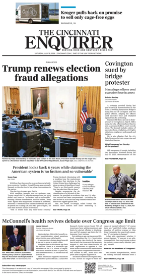 Cover of The Cincinnati Enquirer