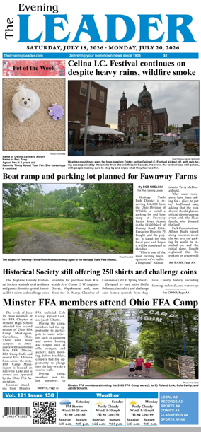Cover of The Evening Leader