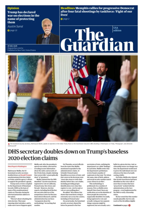Cover of The Guardian (USA)