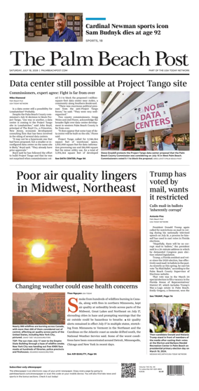 Cover of The Palm Beach Post