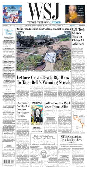 Cover of The Wall Street Journal