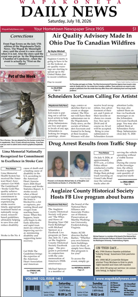 Cover of Wapakoneta Daily News