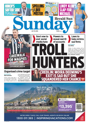 Cover of Herald Sun