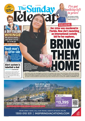 Cover of The Daily Telegraph (Sydney)
