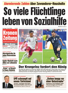 Cover of Kronen Zeitung