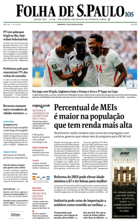Cover of Folha de S.Paulo