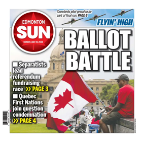Cover of Edmonton Sun