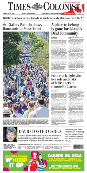 Cover of Times Colonist
