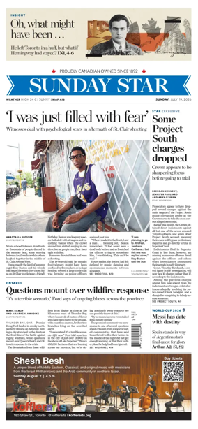Cover of Toronto Star