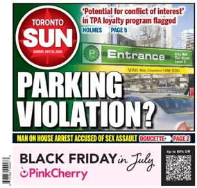 Cover of Toronto Sun