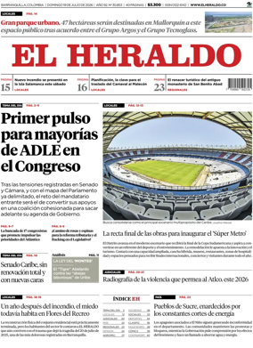 Cover of El Heraldo (Colombia)