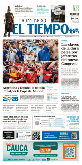Cover of El Tiempo (Bogota)