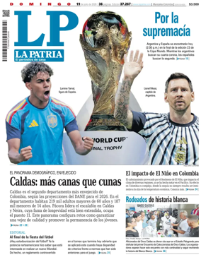 Cover of La Patria (Colombia)