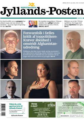 Cover of Jyllands-Posten Sondag