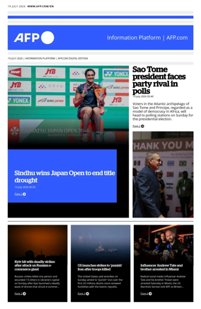 Cover of AFP English