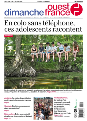 Cover of Dimanche Ouest France (Morbihan)