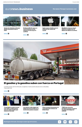 Cover of Euronews Business (Spanish) Compiled Edition