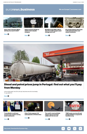 Cover of Euronews Business