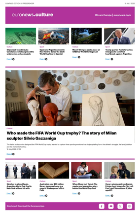 Cover of Euronews Culture and Sport Compiled Edition