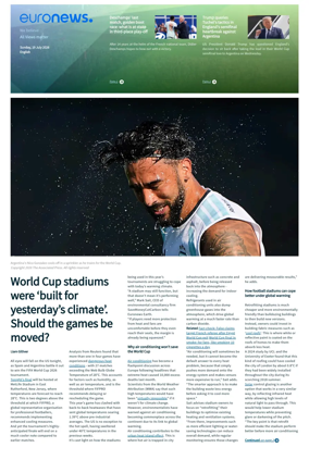 Cover of Euronews World Cup
