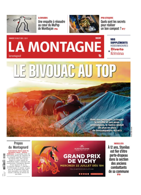 Cover of La Montagne (Vichy)
